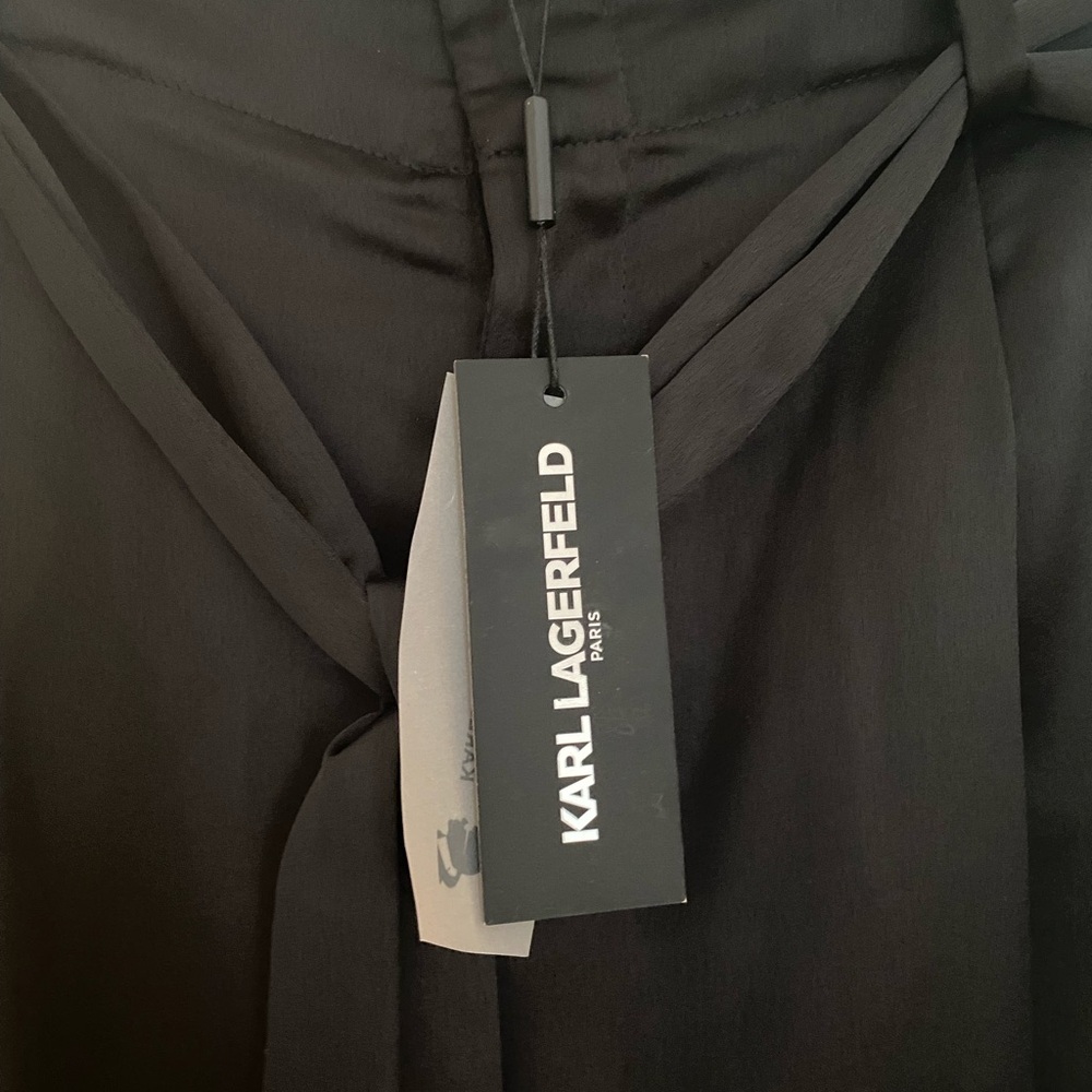 Karl Lagerfeld Elegant Black Trousers